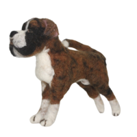 Adorable jouet en peluche pour chien Boxer en feutre de laine de Nouvelle-Zélande et coton PP, personnalisable, pour enfants, unisexe, doux et moelleux, inspiré de Toy Story.