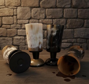 Produit artisanal religieux de style moderne, résistant à l'eau, en corne de buffle, design unique - Product Image 3