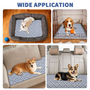 Tapis pour chien extra large réutilisable pour le sol, antidérapant, lavable, coussin absorbant pour chiots, tapis de jeu pour chiots - Product Image 5