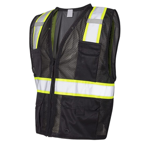 Chaleco de Seguridad Reflectante de Alta Calidad, Talla 5XL, Sin Mangas, para Construcción, con Franjas de Alta Visibilidad, Transpirable - Product Image 6