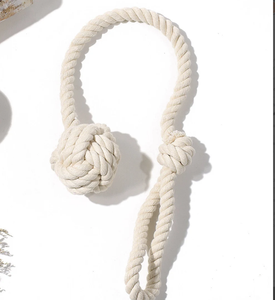 Retro Curtain Decoration Pendant - Curtain Ties with Big Woven Ball Rope..Window Decor - Product Image 2
