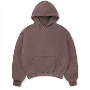 Best Quality Baby <b>Pink</b> <b>Hoodies</b> Vintage Washed 100% Cotton 500GSM Fleece Custom Logo Screen Printed Boxy Fit <b>Hoodies</b> for <b>Men</b> - Product Image 5