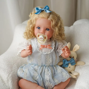 Muñecas Bebés Reborn Sonrientes Babeside <span class=keywords><strong>Susan</strong></span>, Muñeca Niña de 20 Pulgadas, Cabeza de Vinilo Realista, Cuerpo de Tela Suave con Ojos Abiertos - Product Image 1