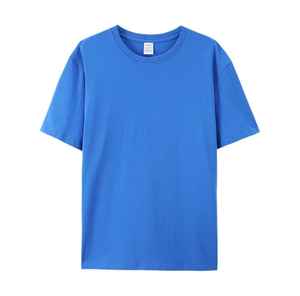 T-shirt à manches courtes 100% coton de haute qualité T-shirt tissé uni avec motif solide - Product Image 4