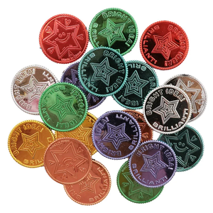 Dobleones de Aluminio Auténticos, Coleccionables Decorativos Multicolores para el Mardi Gras - Product Image 2