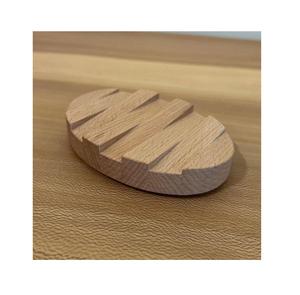 Porte-savon élégant en bambou pour lavabo de salle de bain, fait à la main, en bambou naturel, écologique, antidérapant, pour les maisons modernes - Product Image 1