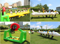 Jeu de construction d'équipe de jeu d'usine gonflable jeu de sport amusant en plein air pour adultes et enfants