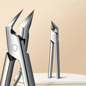 Cortaúñas profesional grueso de 1 pieza con cuerpo de acero inoxidable para el cuidado de las uñas y la eliminación de uñas encarnadas - Product Image 2