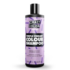 Champú Crazy Color Vibrant Purple Vegano, Sin Sulfatos, Fórmula para Mantener el Color - Product Image 1