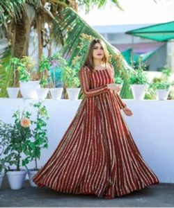 Vêtements traditionnels musulmans vêtements islamiques mode musulmane vêtements modestes bas de robe avec dupatta prix de gros - Product Image 6