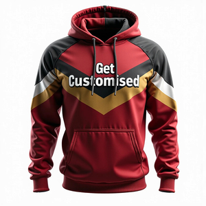 Sudadera con Capucha Personalizada Antiarrugas para Hombre, Sudadera Deportiva con Estampado por Sublimación, Ropa Deportiva Informal - Product Image 3