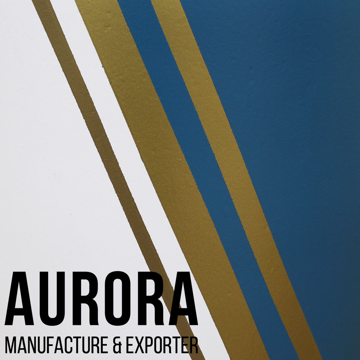 White, Gold, and Blue