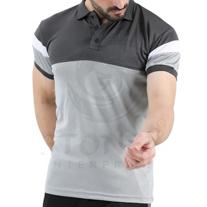 เสื้อโปโลผ้าฝ้ายโพลีเอสเตอร์สำหรับผู้ชายเสื้อกอล์ฟออกแบบได้ตามต้องการ - Product Image 1