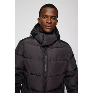 Veste d'hiver en duvet Offre Spéciale épaisse et chaude de grande taille personnalisée OEM ODM veste bouffante à fermeture éclair pour hommes - Product Image 3