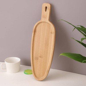 Planches de plateau de service en bambou naturel de nouveau design plateaux de gâteau de pain d'affichage de nourriture de qualité supérieure fabriqués au Vietnam - Product Image 1