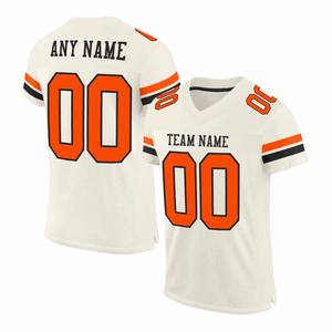 100% Polyester Stitch Embroidery American Football Jersey Shirts Adult Breathable Quick Dry Fashion <b>Fan</b> Football Jersey Top - Product Image 1