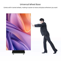 Pantalla LED Plegable de Doble Cara para Interiores, 1280x1920mm, P1.25, P1.56, P1.8, P2, P2.5, GOB, Póster LED Triple Plegable