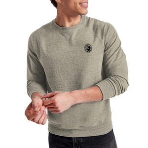Sudadera de lana de algodón pesado para hombre OEM personalizada, jersey de cuello redondo de marca privada, ropa deportiva para invierno, proveedor mayorista - Product Image 1