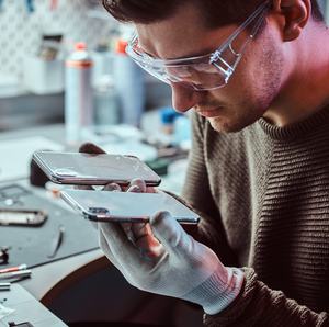 Guantes finos revestidos de PU Esd Palm para fabricar pantallas LCD y pantallas automotrices Guantes de mano antiestáticos - Product Image 4