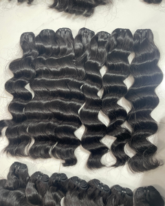 Extensions de cheveux humains vierges non transformés du Vietnam 30 pouces trame plate douce droite bouclée lâche vague profonde naturelle péruvienne de confiance - Product Image 1