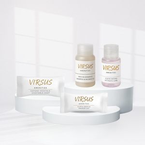 Kit di servizi per Hotel di lusso prodotti monodose 200 Shampoo cuffia per sapone doccia per B & B agriturismi incentrati sull'igiene - Product Image 1