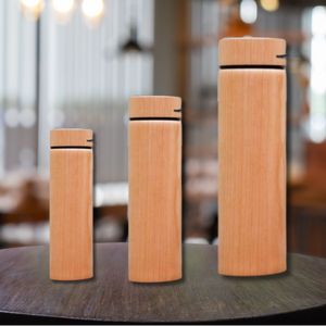 Vaso de Madera de Alta Calidad con Interior de Acero Inoxidable, Capas de Madera en el Exterior, Aislamiento Térmico de 0-6 Horas, Diseño Minimalista Ecológico - Product Image 6