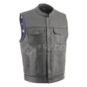 Chaleco de cuero para hombre de buena calidad 100%, ropa exterior de invierno informal a la moda, ropa transpirable y de precio razonable para hombre - Product Image 2