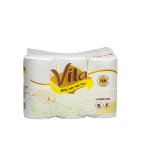 Papel Higiénico en Bolsa de 6 Rollos, Fabricante Vietnamita, Tamaño Personalizado, Sin Agentes Fluorescentes, de Pulpa de Madera Virgen, con Empaque Personalizado - Product Image 1