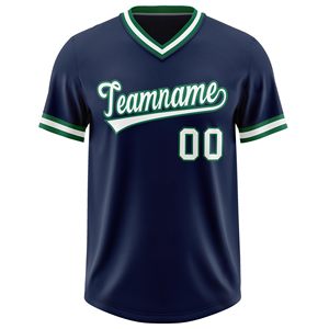 Chemise à manches courtes col en V maillot de Baseball vierge pour hommes décontracté uniforme de sport d'équipe actif vêtements de Baseball et de Softball - Product Image 5