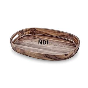 Design attrayant Nourriture Petit Déjeuner & Café Plateaux De Service Vaisselle Décorative Faite À La Main Traiteur Plateaux De Service - Product Image 2