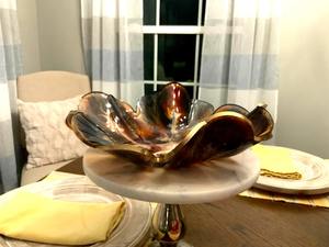 Bol en résine de luxe, bol décoratif fait à la main, qualité supérieure, design personnalisable, modèle pour décoration de centre de table, vente en gros - Product Image 4