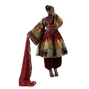 Service OEM Faible MOQ Tailles personnalisées Robes afghanes Robes afghanes Kuchi Tenues de cérémonie et de soirée Vêtements indiens et pakistanais respirants pour femmes - Product Image 1