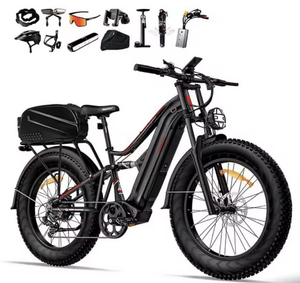 2500W Motor Electric <b>Bike</b> for Adults, 48V 30Ah Cells Battery Ebike 120 Miles, 38+MPH 26" <b>Fat</b> Tire Dirt All-Terrain Mountain <b>Bike</b> - Product Image 1