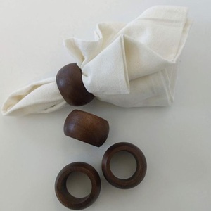 <b>Small</b> Size Wood Napkin Rings or Holder <b>Kitchen</b> Accessories Napkin Ring for Luxury Wedding Christmas Party - Product Image 6