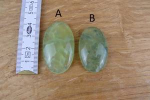 Lote de piedras preciosas de Prehnita de alta calidad, cabujones verdes de Prehnita para joyería, cabujones genuinos, piedras de forma y tamaño mezclados para colgantes - Product Image 5