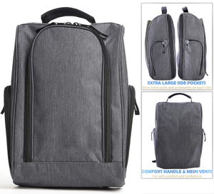 .Easy to Carry Golf <b>Shoe</b> <b>Storage</b> Bag with Mesh Air Vents for <b>Outdoor</b> Footwear - Product Image 5