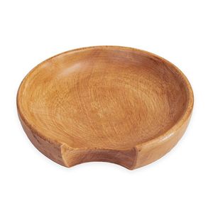 Soporte moderno de madera natural para cuchara, soporte para utensilios de madera lisa para estufa, pinzas para ollas de cocina - Product Image 4