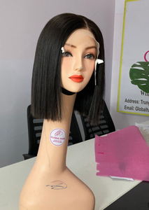 Hot Trend Bone Straight Hair Bob pelucas Super doble dibujado personalizado doble dibujado cabello humano crudo cutícula alineada - Product Image 2