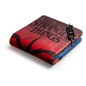Manta eléctrica CALDOPLAID Stranger Things de una plaza Roja y Azul 26177 6 T - Product Image 1