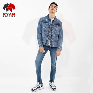 Chaqueta Vaquera para Hombre, Fabricación al por Mayor, OEM, ODM, Color, Talla y Logotipo Personalizables, Estilo con Botones, Tela Resistente - Product Image 4