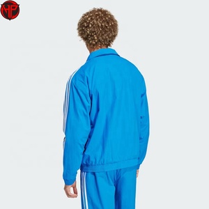 Blue Track <b>Jacket</b> <b>Men</b> Zip Up Windproof <b>Jacket</b> Breathable Lightweight Casual Sports <b>Jacket</b> Custom High-Quality - Product Image 6