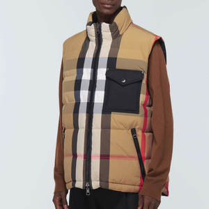 Chaleco Acolchado de Moda Urbana para Hombre, Personalizado, Ligero, Cálido, Invernal, Sin Mangas, Aislante - Product Image 4