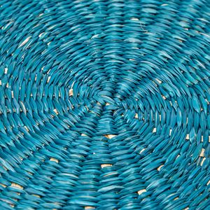 Napperon rond en herbe de mer accrocheur en osier, napperons Boho tissés à la main, plaque de chargement pour la maison, l'hôtel, le Restaurant, fournisseur vietnamien - Product Image 2