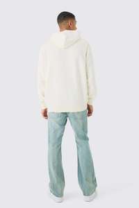 Fabricant en gros personnalisé de sweats à capuche oversize avec impression PUFF unisexe 100% coton 480GSM, sweats à capuche avec logo imprimé PUFF, vêtements pour hommes - Product Image 3