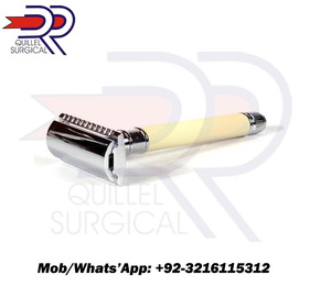 Stainless Steel Blade Customized Color <b>Men</b> Wet Shaving Products Barber <b>Men</b> Safety Razor Twin Blade Razor Shaving & Hair Removal - Product Image 3