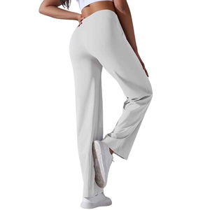 Pantalon personnalisé taille haute pour femme conçu pour une silhouette élégante et une polyvalence quotidienne - Product Image 5