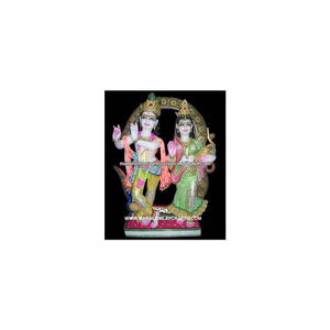 Handmade Marble Lord Radha Krishna <b>Statue</b> - Product Image 1