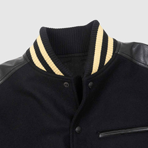 Blouson bomber Letterman 2024, tout neuf, sur mesure, de haute qualité, corps en laine, manches en cuir véritable, style universitaire pour hommes et femmes - Product Image 4