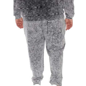 Ensemble de survêtement pour homme en molleton oversize, style streetwear, délavé à l'acide, fabrication professionnelle, deux pièces - Product Image 4