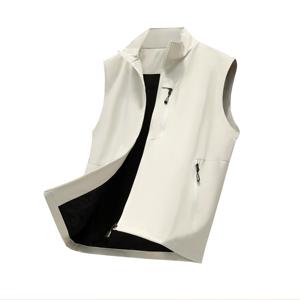 Gilet pour <span class=keywords><strong>homme</strong></span> grande taille, gilet en polyester respirant, <span class=keywords><strong>veste</strong></span> <span class=keywords><strong>sans</strong></span> manches décontractée pour le <span class=keywords><strong>sport</strong></span> et les activités de plein air - Product Image 3